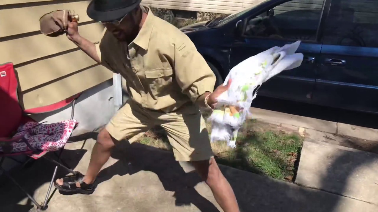 How your uncle act when he get on the grill