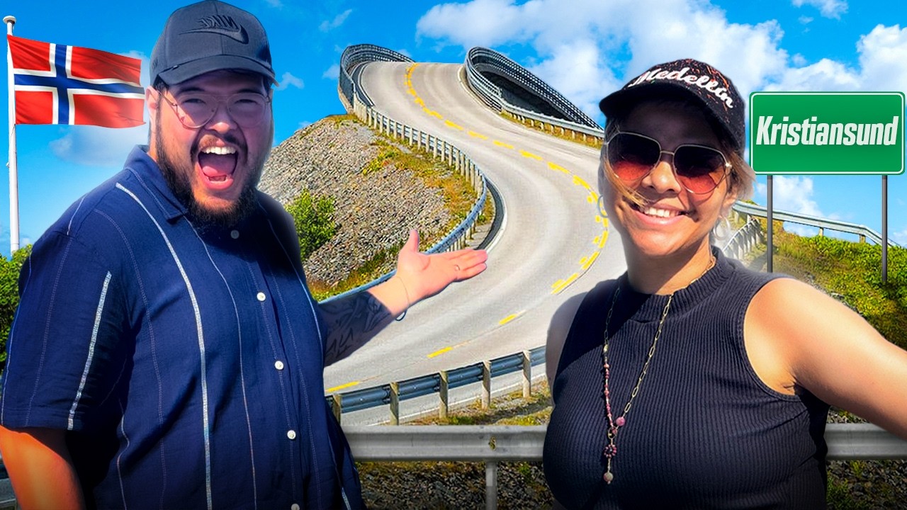 Viajamos por la carretera más brutal de Noruega 🚗✨ De Kristiansund a Ålesund