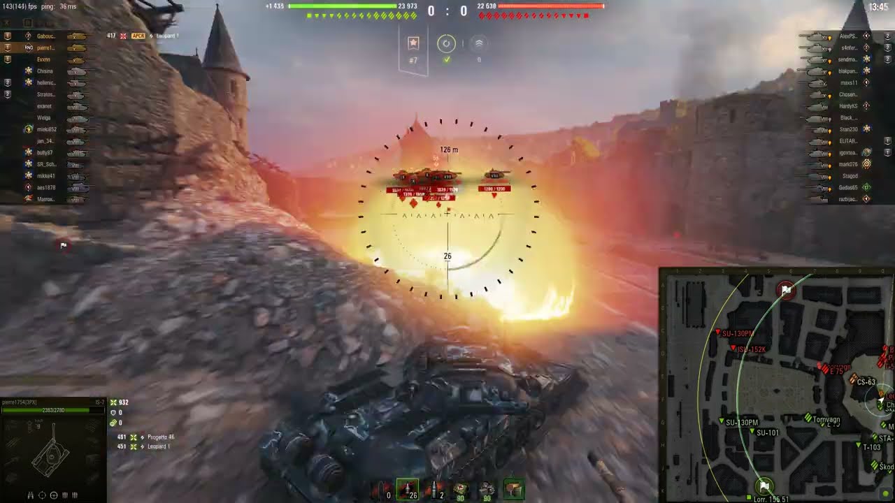 Turbo IS-7 platoon - total enemy team destruction