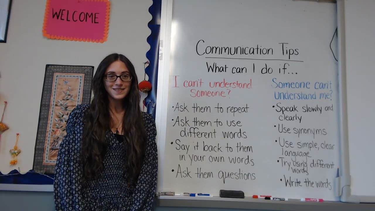 Communication Tips for English Language Learners (ESL)