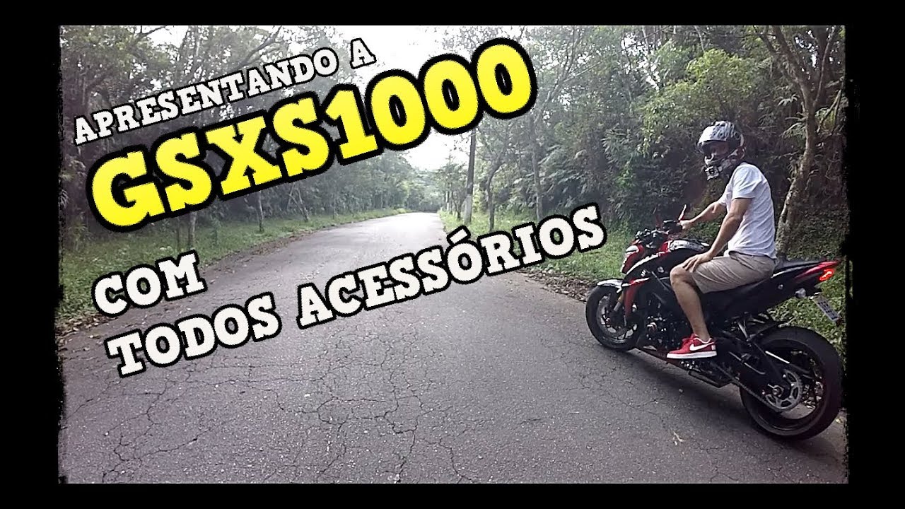 APRESENTANDO A MOTO E TODOS OS ACESS&Oacute;RIOS J&Aacute; INSTALADOS *ATA GSXS1000*
