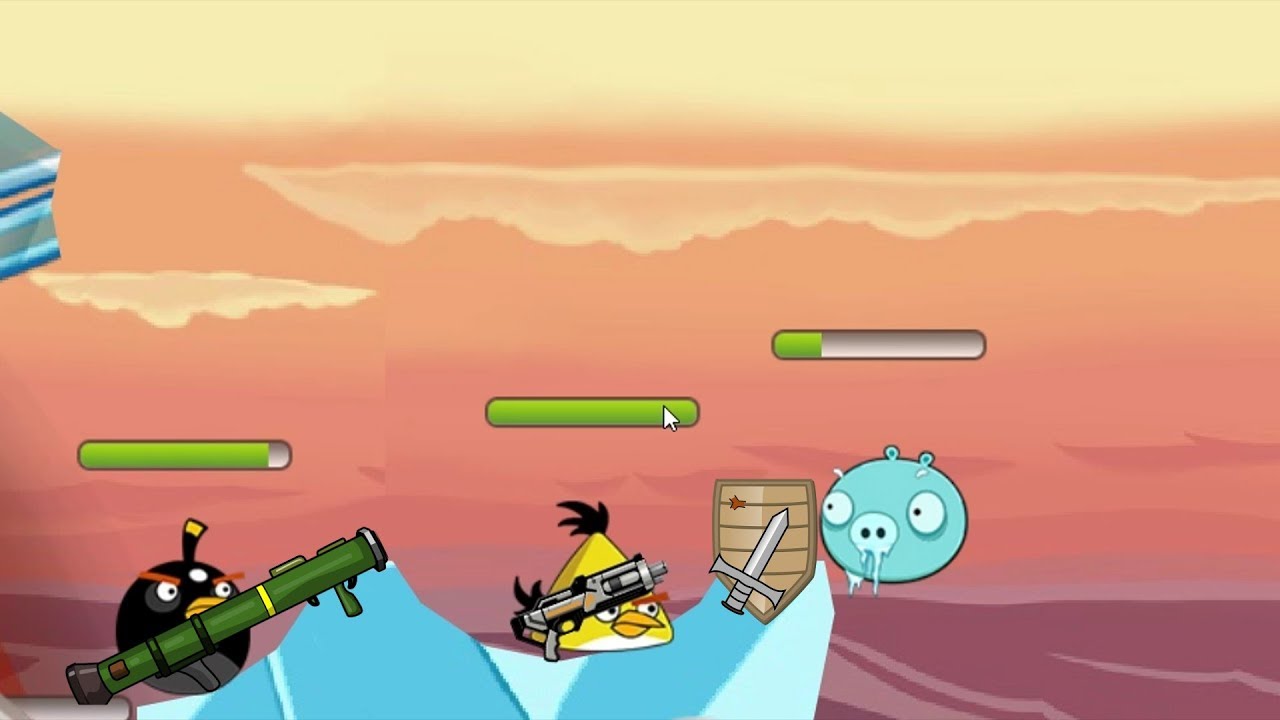 Angry Birds Ultimate Battle - CLEAR ALL BAD PIGGIES IN MAP!