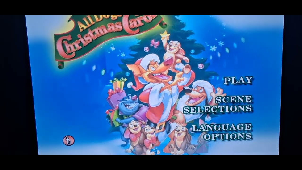 Opening to An All Dogs Christmas Carol UK DVD (2004)