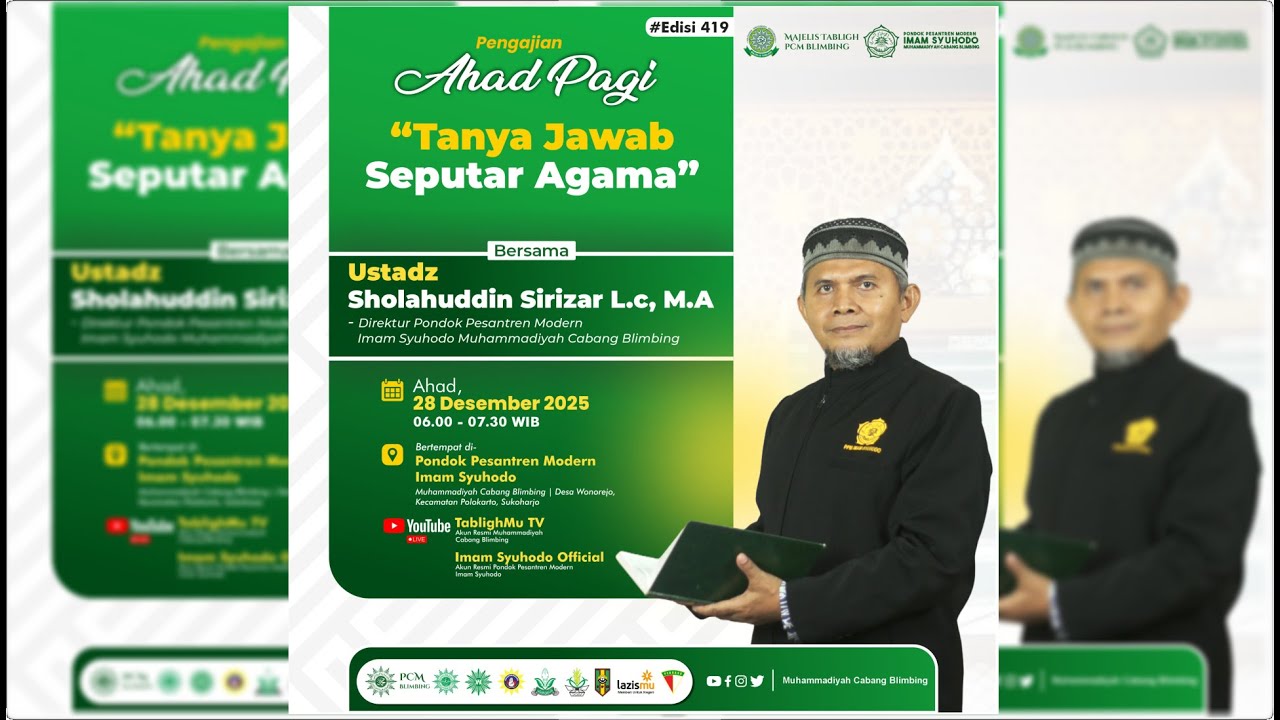 #AHADPAGI | Ustadz Sholahudin Sirizar, Lc, M.A | 