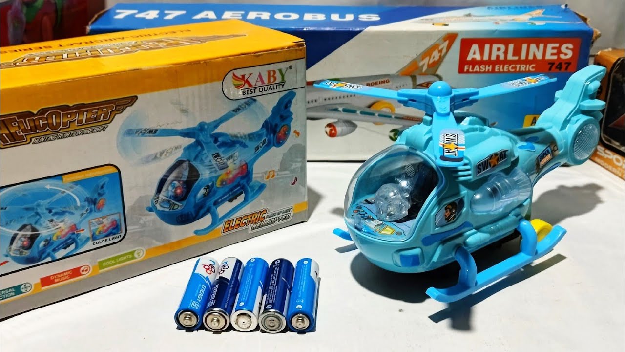 Open electric helicopter 🚁 remote control helicopter unboxing electric helicopter Airplane Thar car 