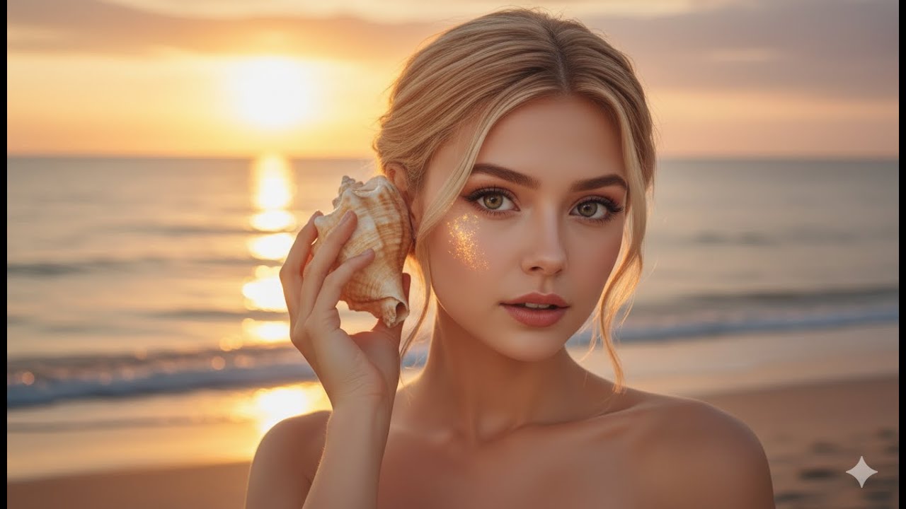 Alone on the beach