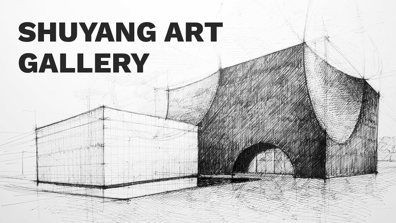 Drawing Shuyang Art Gallery | Architecture Timelapse