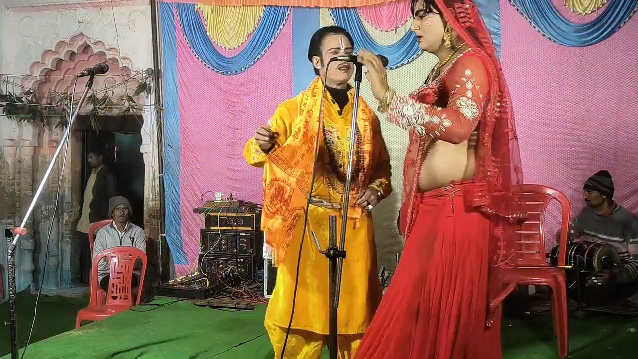 धमाकेदार कॉमेडी के साथ/भक्त पूरणमल नौटंकी भाग 4 मामुशर्रफ,सीटू जोकर मा इसरार नौटंकी झांसी 6393166173