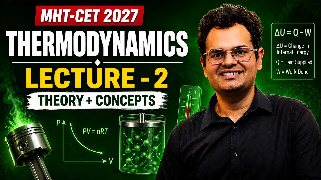 Thermodynamics - 2  | MHT-CET 2027