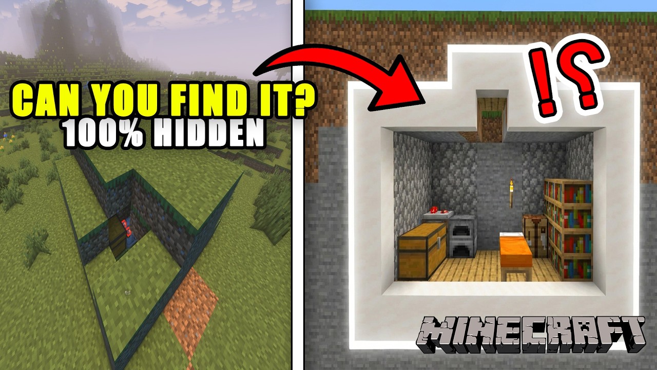 Your Friends Will NEVER Find This! 3 Unstoppable Secret Bases in Minecraft