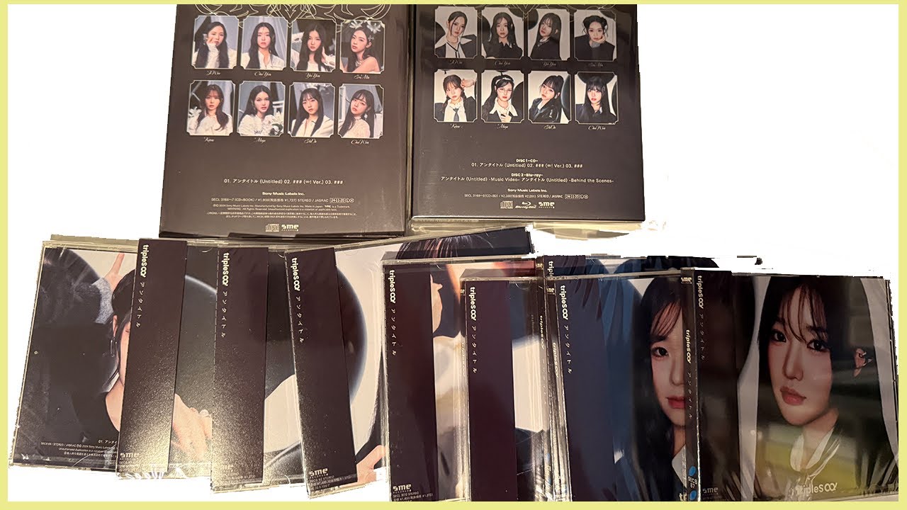 Unboxing tripleS ∞! (Hatch!) Japanese Debut Album! All versions!