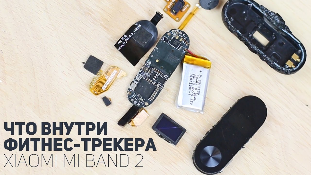 Что внутри фитнес-трекера Xiaomi Mi Band 2