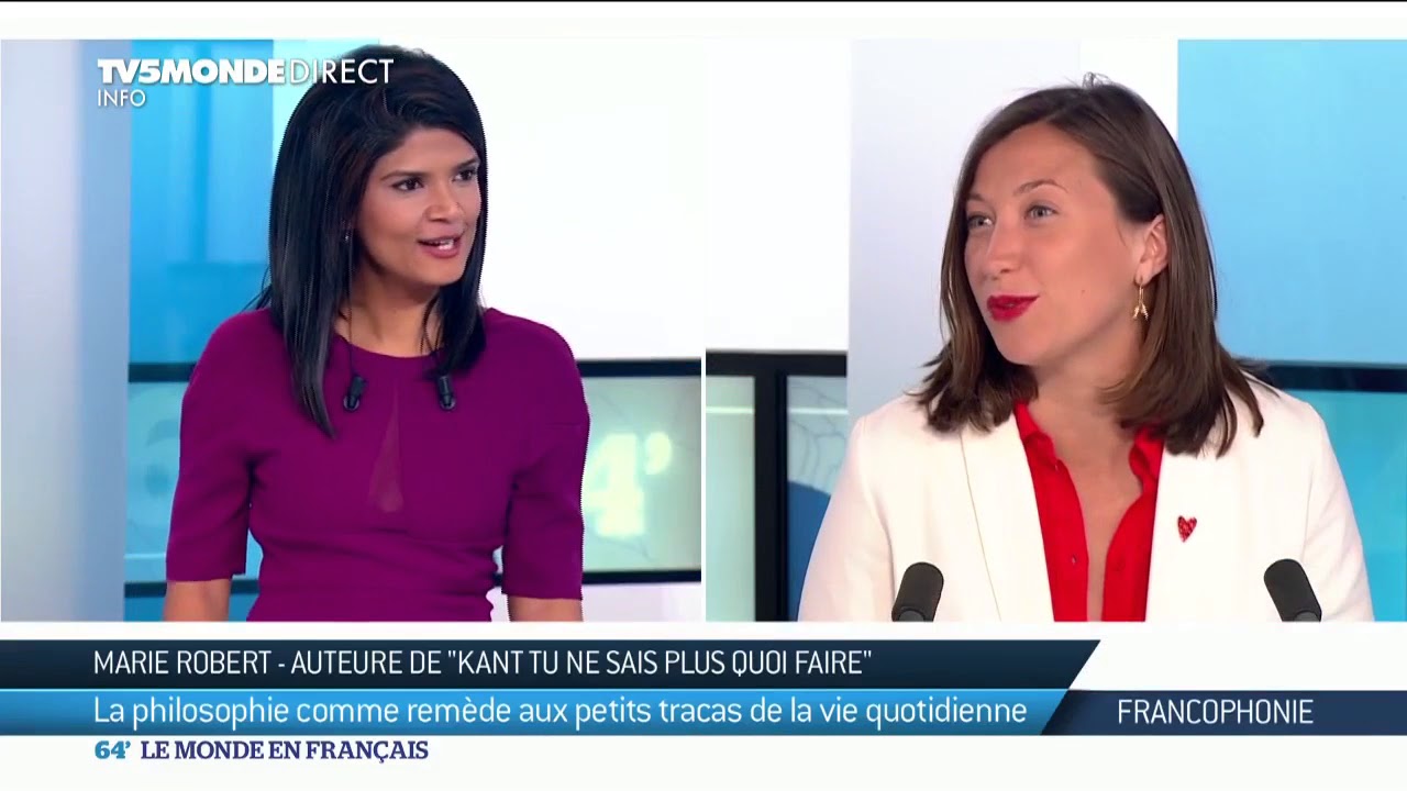 Marie Robert : la philosophie comme remède aux petits tracas de la vie quotidienne
