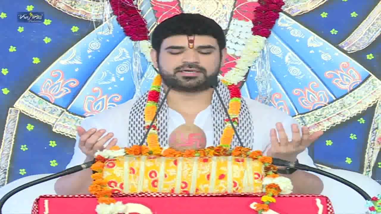 bhagwat Katha gaurav Krishna Goswami day 2. morena (mp)