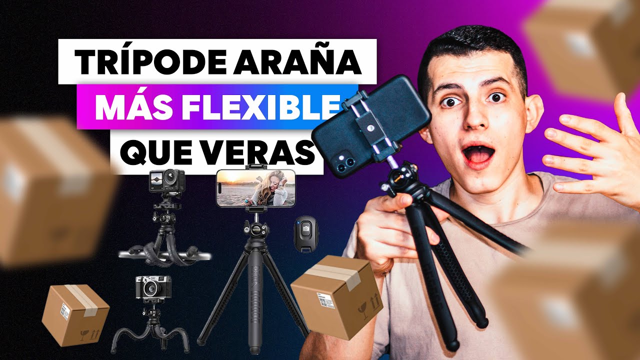 📦🕷️ ¡Unboxing del Mejor Trípode Araña para Crear Contenido en Redes!
