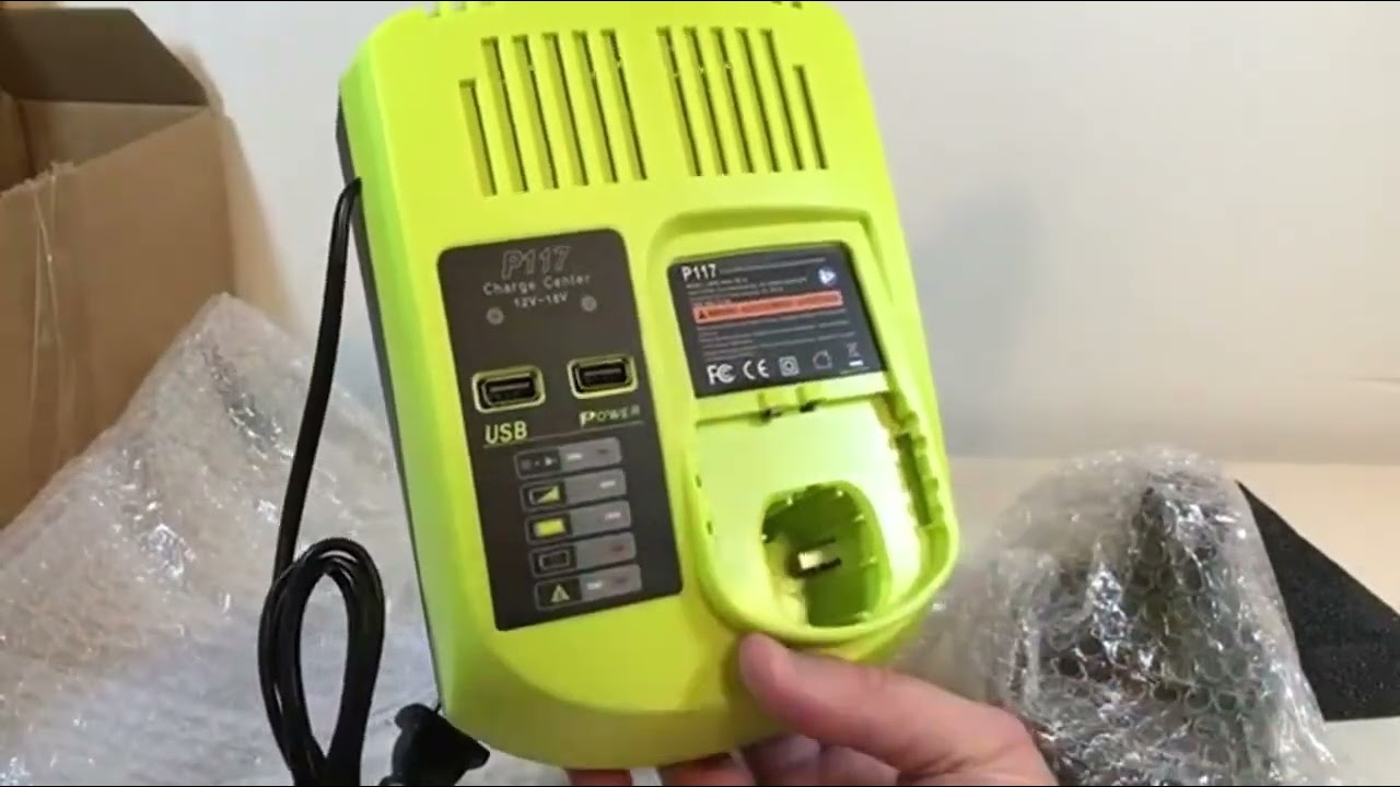 2Pack 3.5Ah Ryobi 18V Battery and Charger Combo Compatible for Ryobi