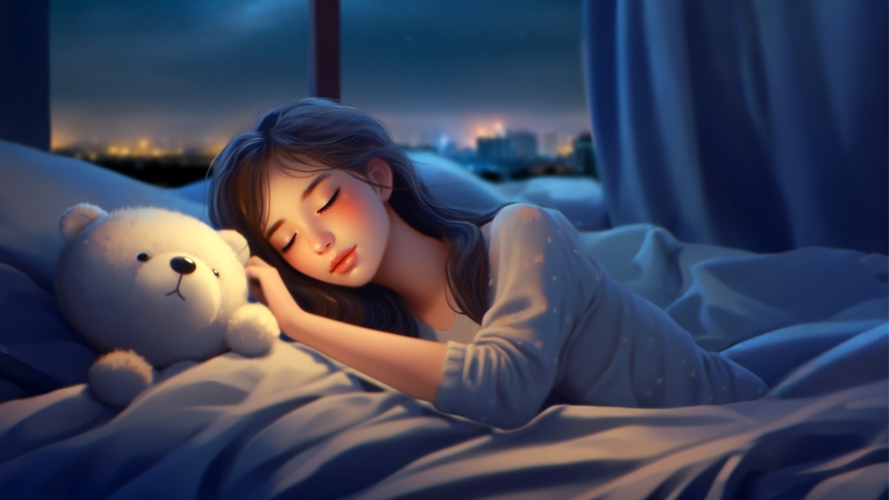 Sleepy Relaxing Piano on a Rainy Day 🌙 | Rain Sound, Soft Piano | 12h | Sleep Aid