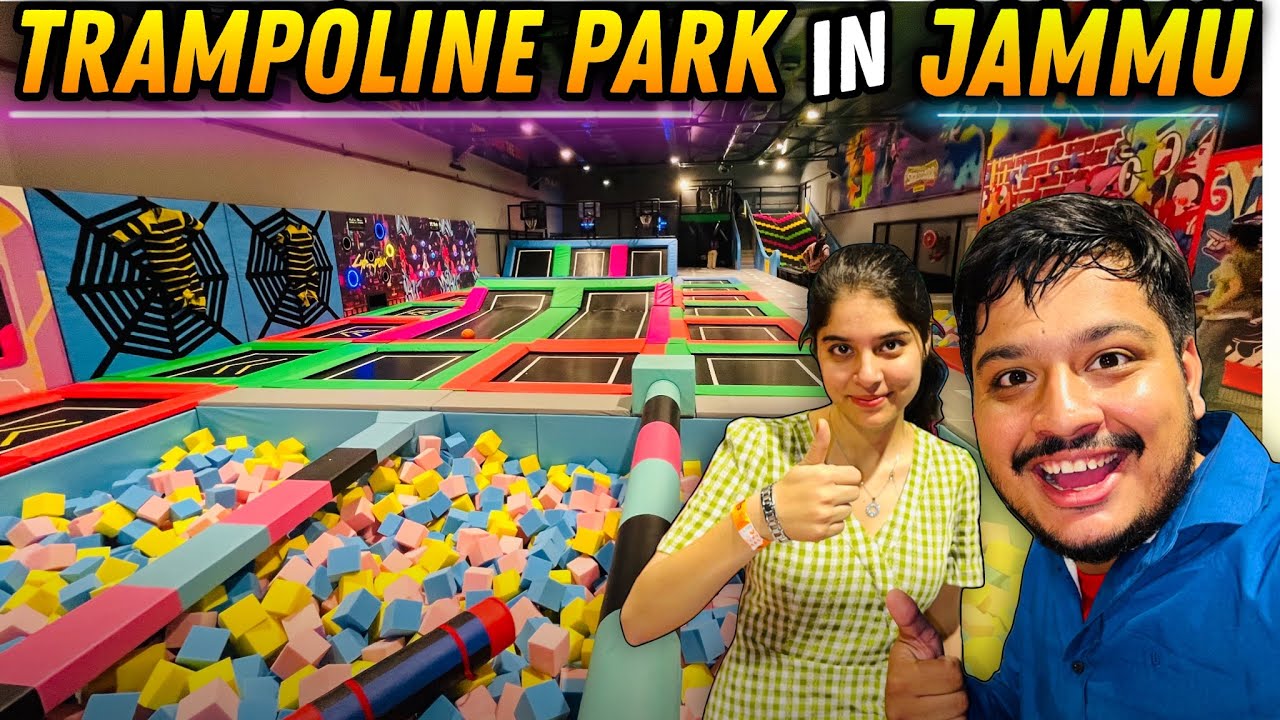 I Visited Trampoline Park For The First Time (Sky Soar Jammu )
