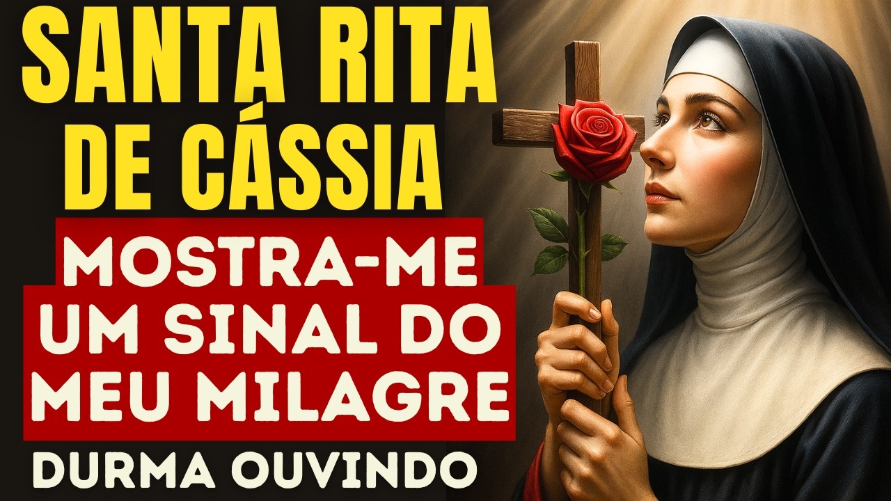 ORAÇÃO DA NOITE COM SANTA RITA E VEJA SINAL DO SEU MILAGRE NESSA NOITE