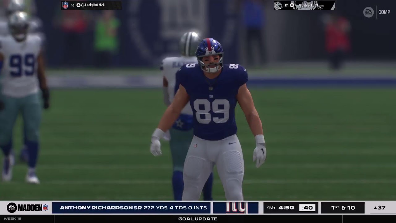 Madden Giants vs Cowboys