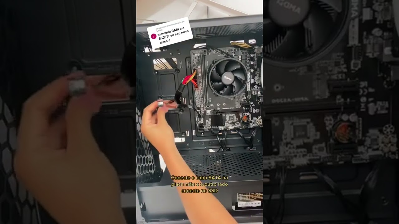 Dica rápida para colocar o SSD SATA/ G-FIRE