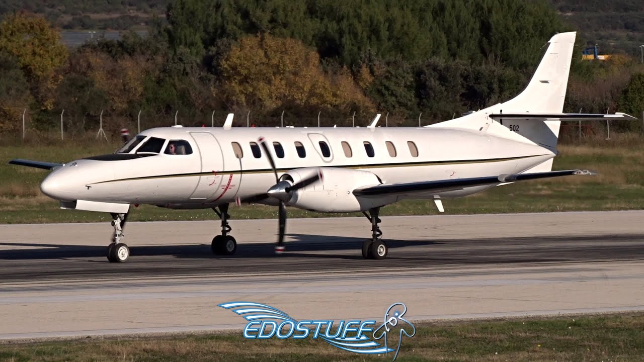US Navy - Fairchild C-26D Metro 23 910502 - Takeoff from Split Airport LDSP/SPU