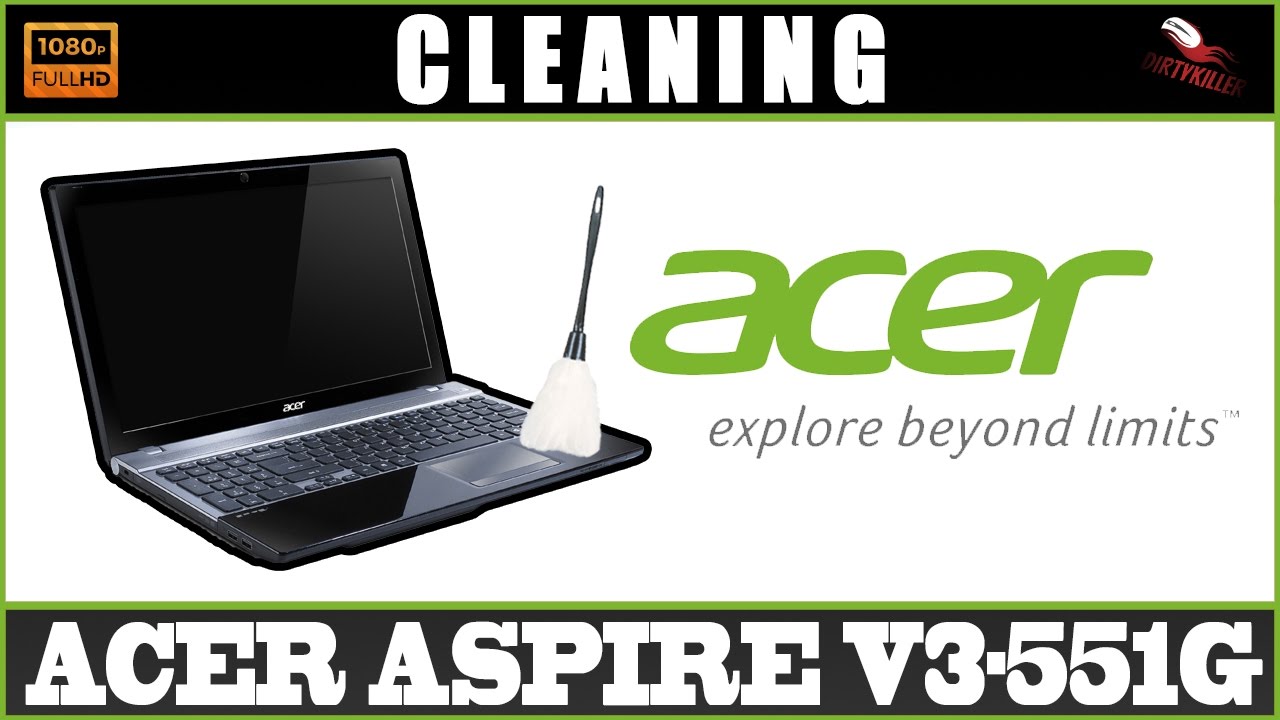 Acer Aspire V3-551G - Czyszczenie laptopa (mała wpadka..) - Seria 1|#20