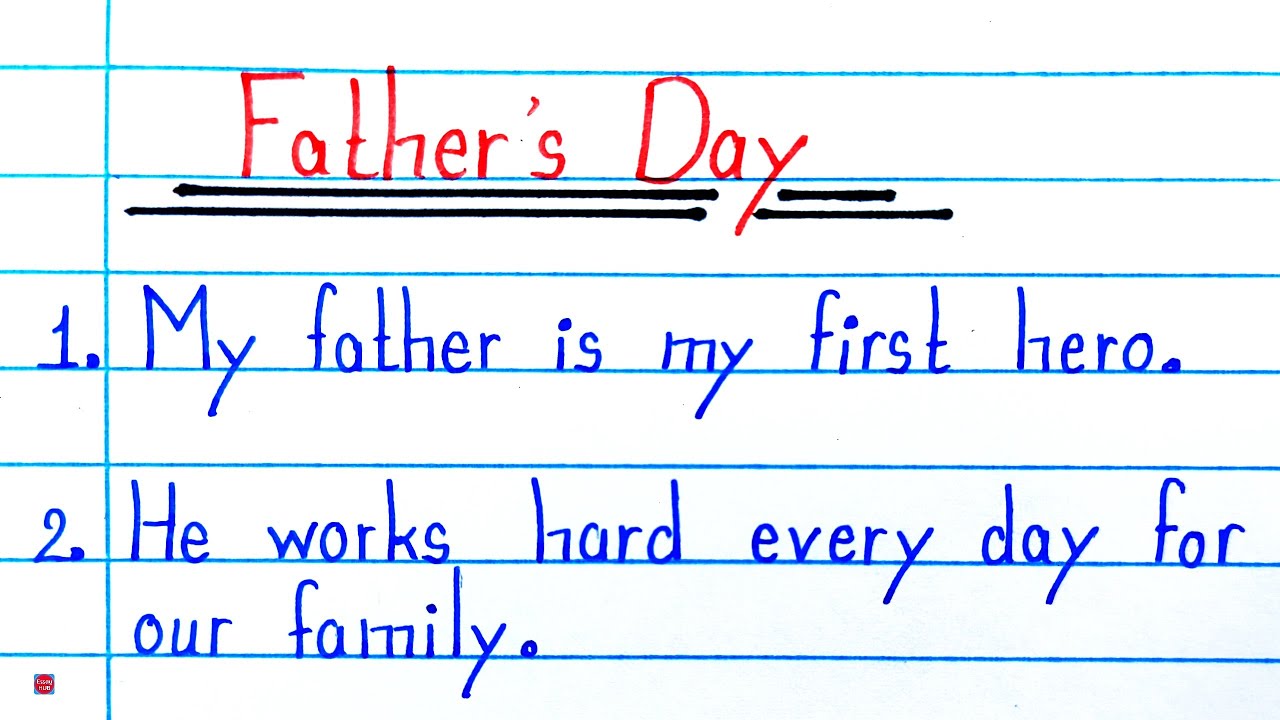 My Father Essay 10 Lines in English | 10 Lines on My Father | My Father My Hero 10 Lines Essay