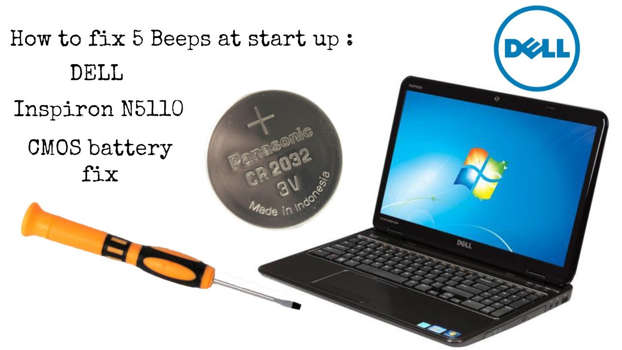 How to fix a Dell Inspiron that beeps 5 times on start up for almost FREE
