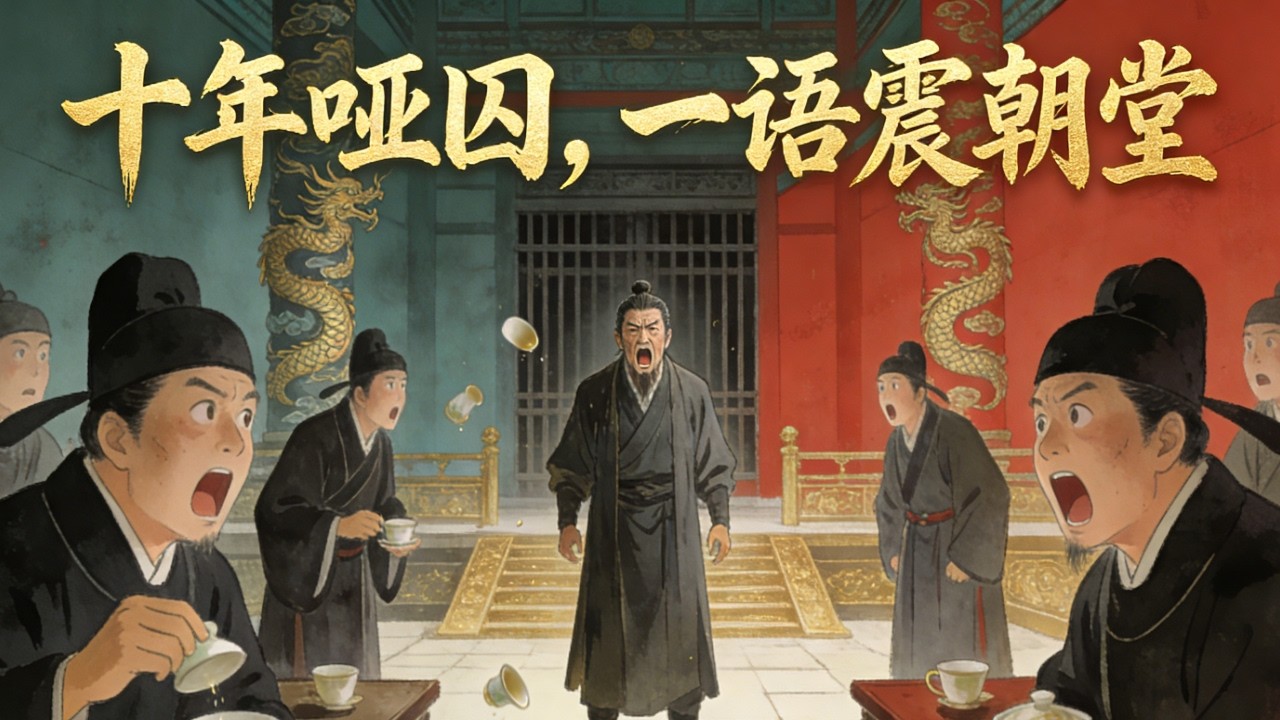 《十年哑囚，一语震朝堂》啞巴皇子逆襲狂潮！被廢被辱、視為廢物，啞口無言卻藏鋒芒，一朝崛起碾壓全場！