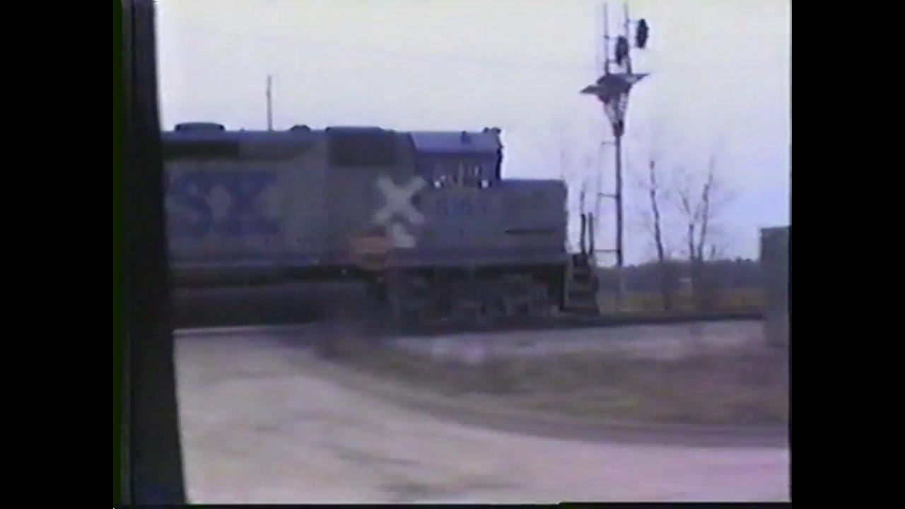 Pacing Trains - Nappanee to Bremen, IN - December 27, 1987