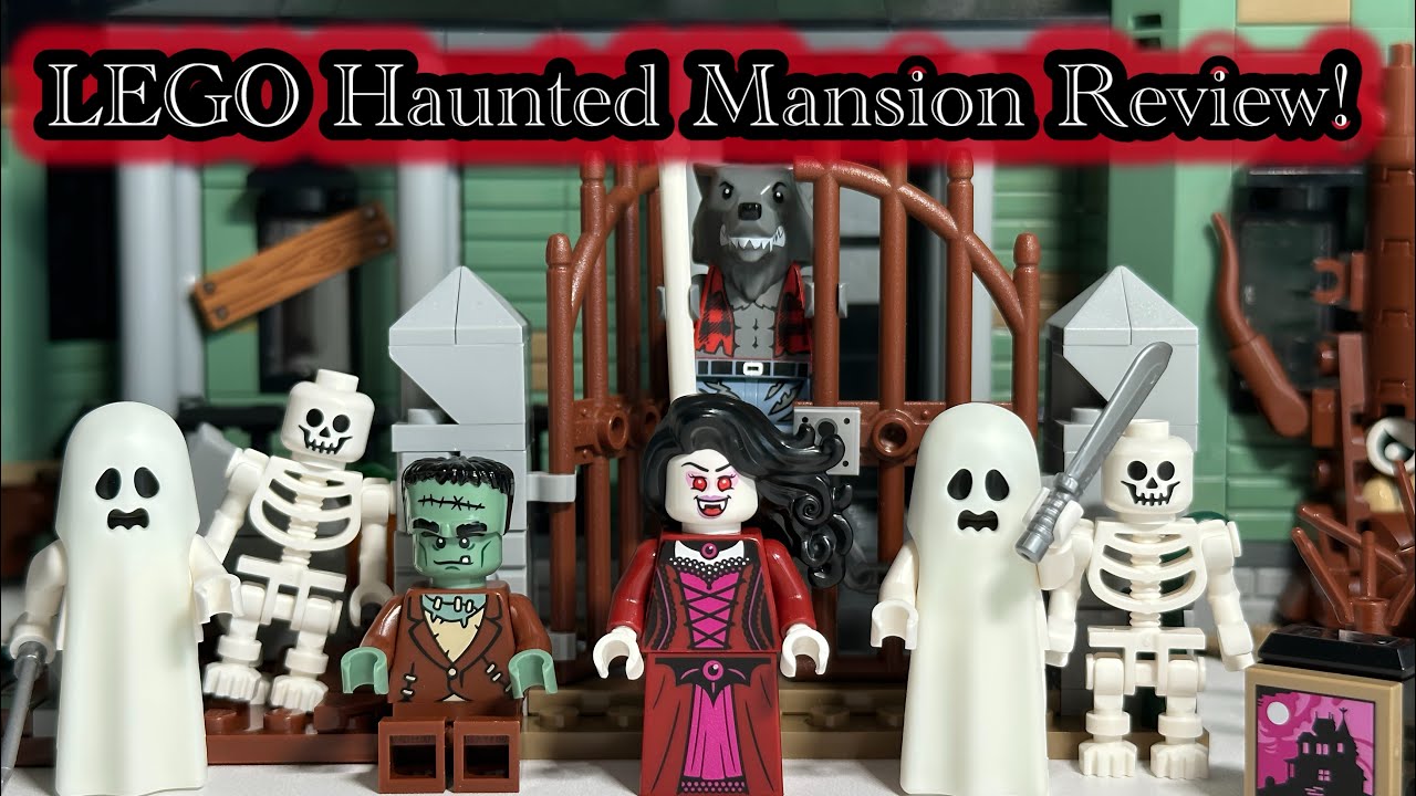 *NEW* LEGO Halloween Haunted Mansion Review!