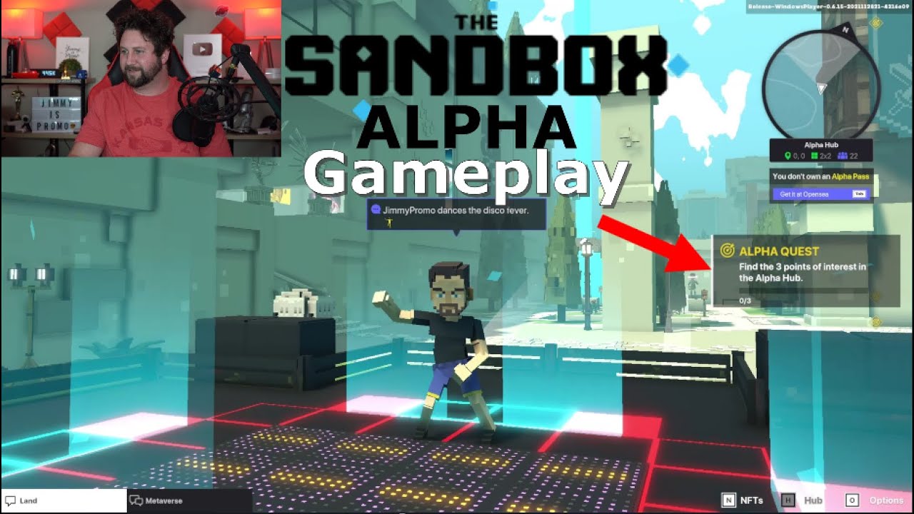 The Sandbox Alpha Gameplay - Day 1 Gameplay, Quests & Tutorial | Sandbox Metaverse!