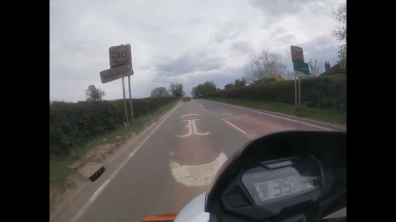 2021 Honda CB125F afternoon ride 11.04.22 Black Widow 200mm