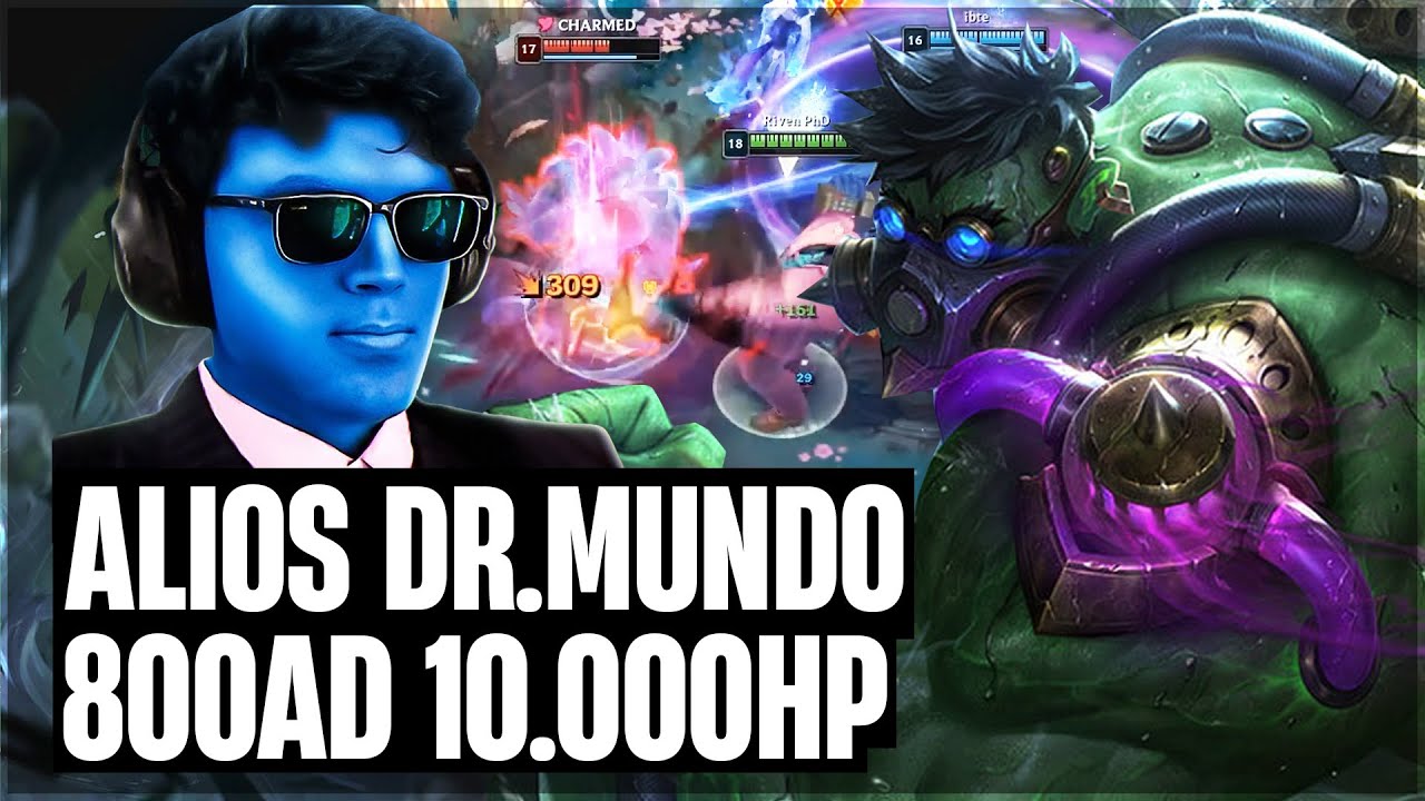 ALIOS VÀ CON DR.MUNDO 800AD HƠN 10K MÁU DÍ CẢ TEAM ĐỊCH CHẠY TÁN LOẠN VÌ QUÁ LỖI