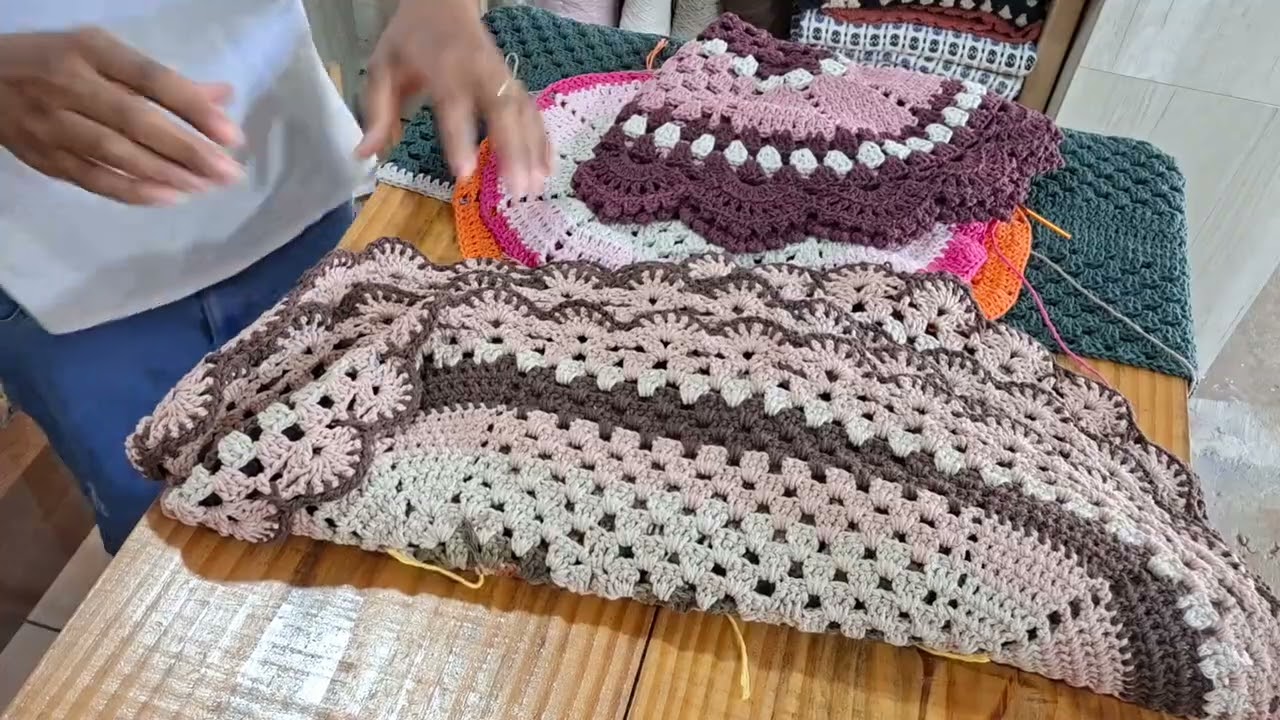 Estou quase aprendendo a fazer vídeos de crochê 