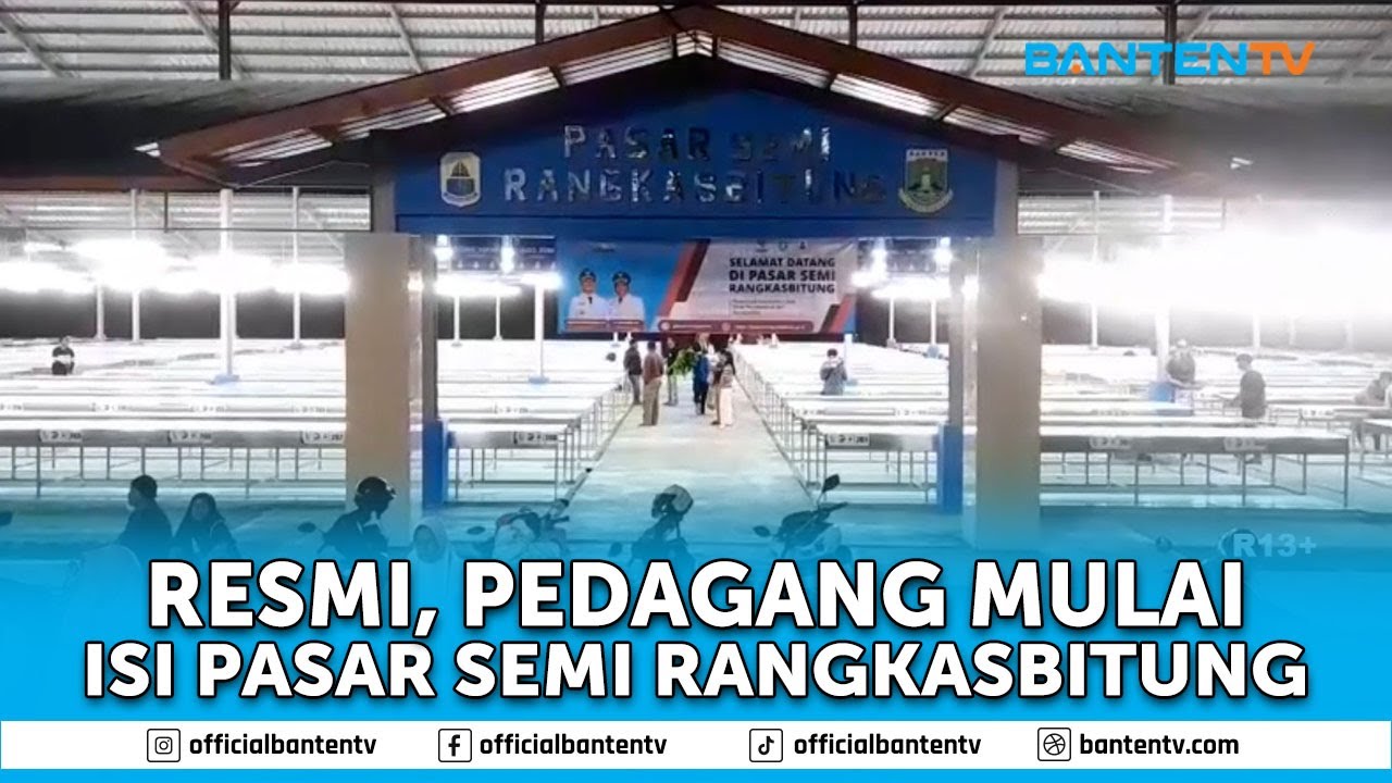 PKL RANGKASBITUNG RESMI PINDAH KE PASAR SEMI