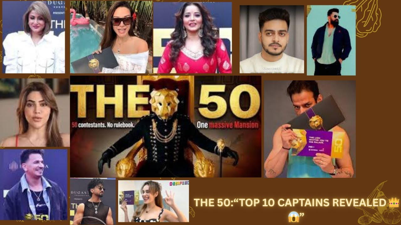 THE 50:“TOP 10 CAPTAINS REVEALED 👑😱”