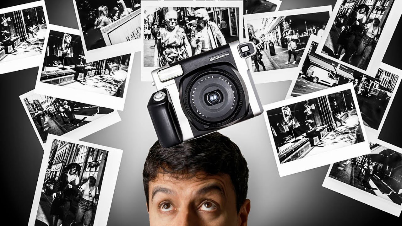 Street Photography with Fuji Instax Black and White Film