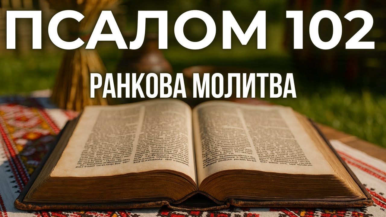 20 січня  ПСАЛОМ 102(101) | Молитва розкриває СЕКРЕТ Божої незмінності
