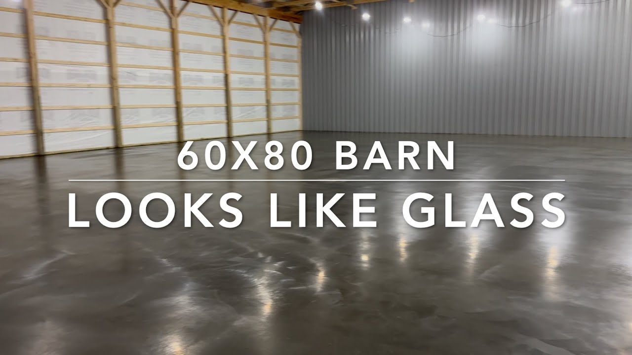 How we poured a 60X80 pole barn in cold weather.