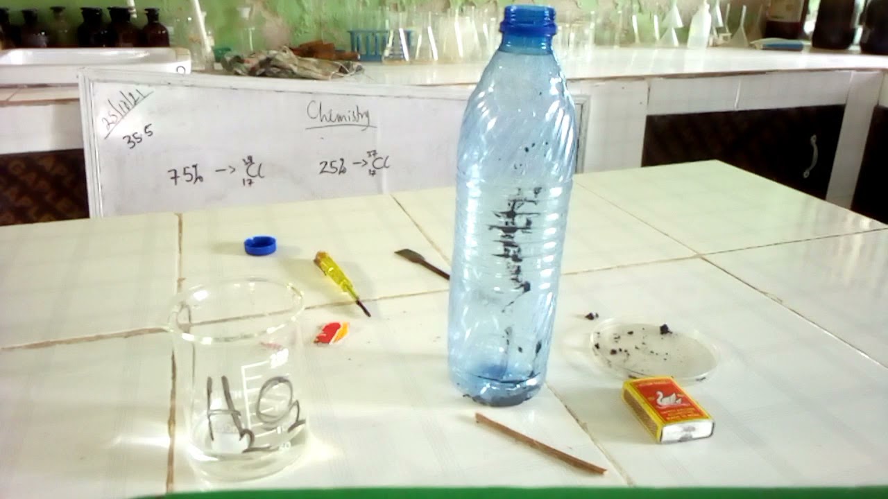 Laboratory Preparation of Oxygen with test for Oxygen | The Logic Tutor