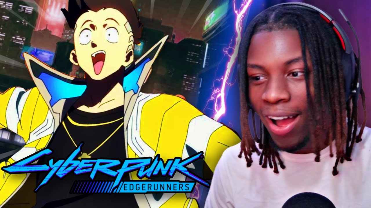 CYBERPUNK EDGERUNNERS TRAILER REACTION *yes i know im late lol*