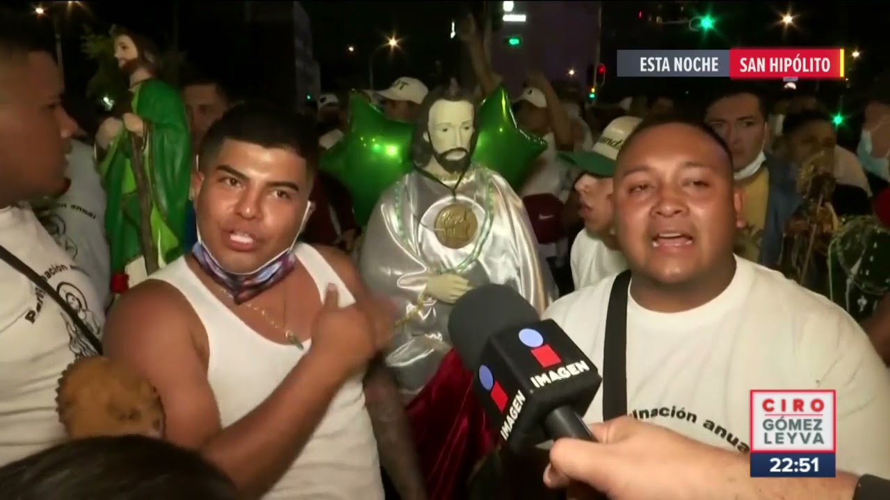 Llegan decenas de fieles a iglesia de San Hipólito | Noticias Ciro Gómez Leyva