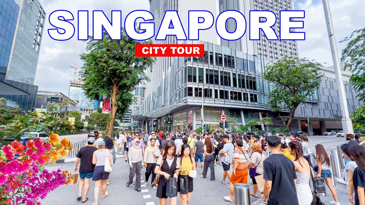 🇸🇬 Singapore City | More Than Clean and Green City | Most Beautiful City Centre of Singapore Tour🍀🌸🫧