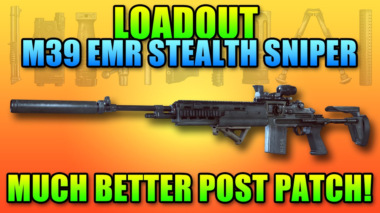 BF4 Loadout M39 EMR Silent Sniper! | Battlefield 4 DMR
