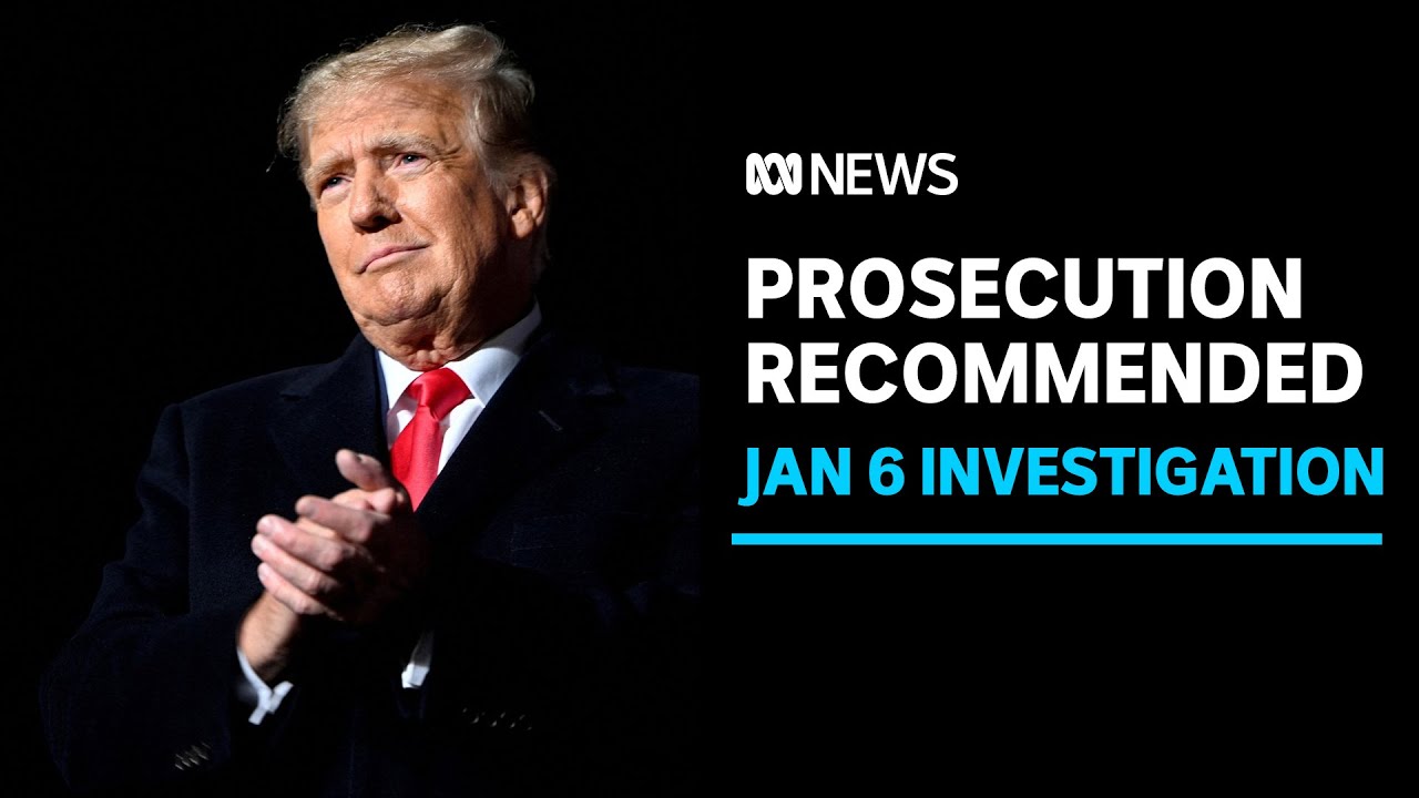 Jan 6 committee recommends criminal charges against Donald Trump | ABC News