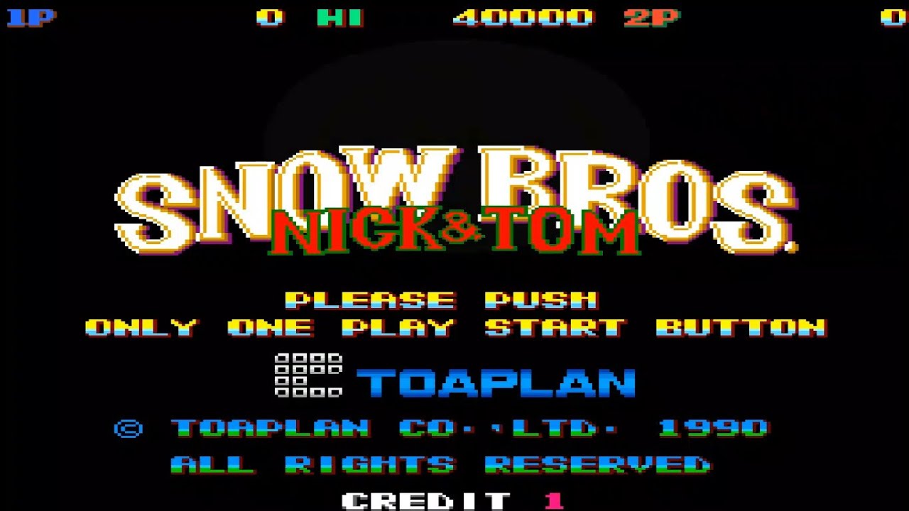 Snow Bros. (Full Arcade Gameplay)