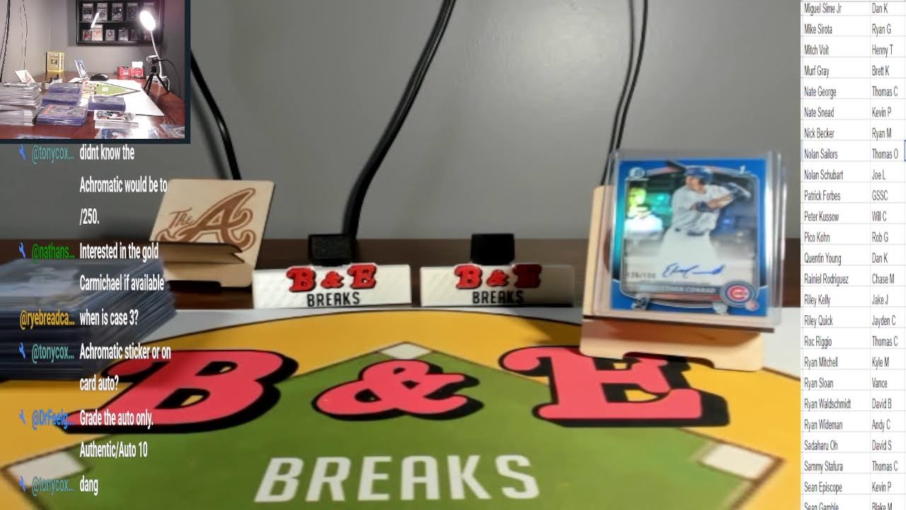 2025 Bowman Draft Hobby 3 Case PYP Case 2 1/14