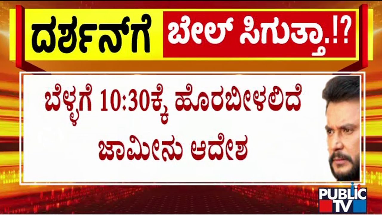 High Court Order On Actor Darshan's Interim Bail Plea Today | Public TV